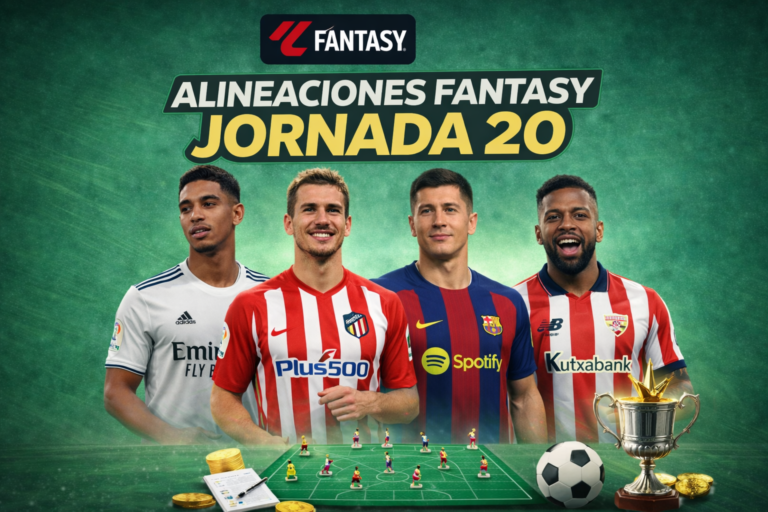 Alineaciones fantasy probables jornada 20