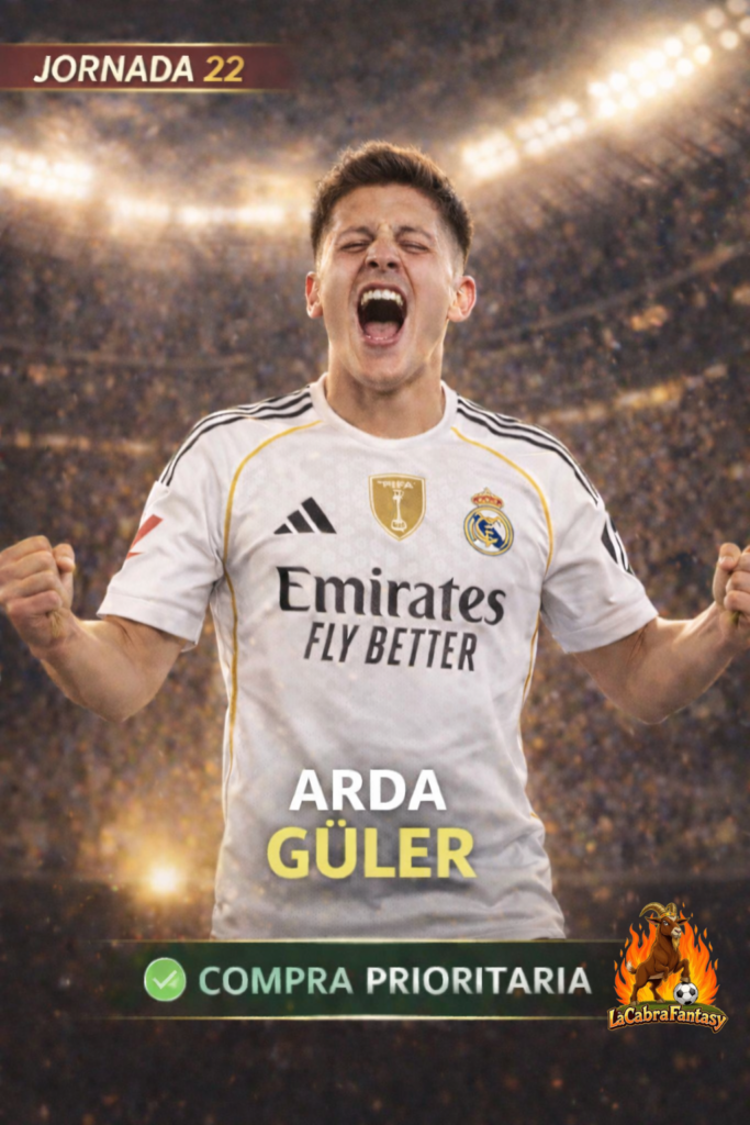 Arda Guler Jornada 22