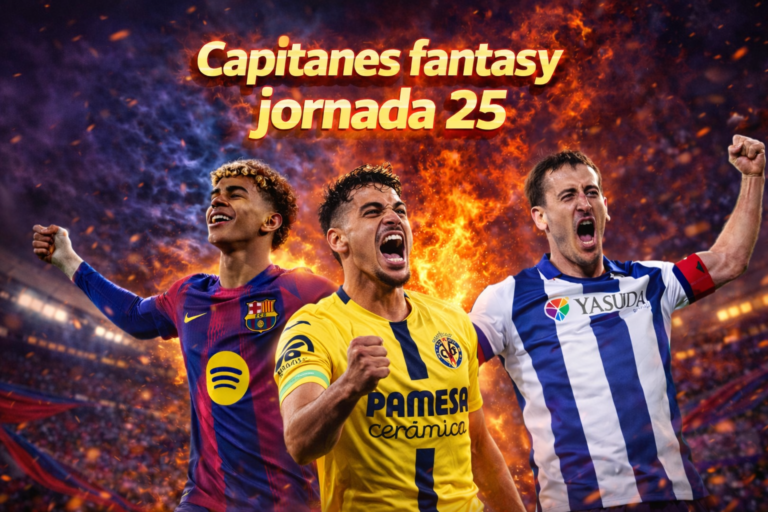 Capitanes fantasy jornada 25