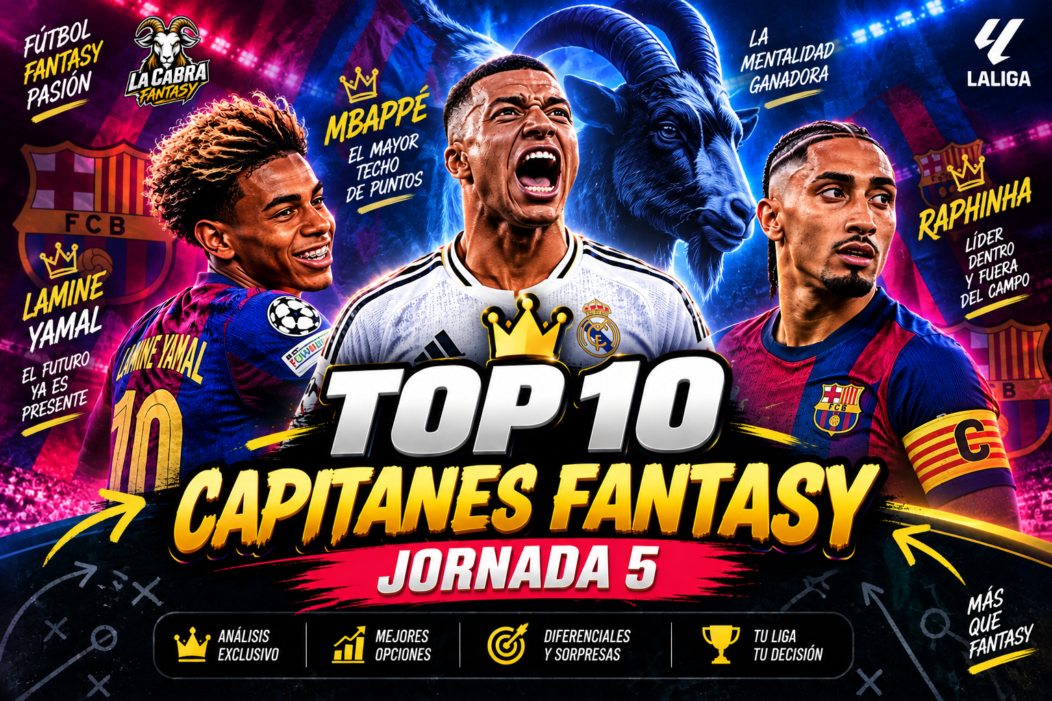 Capitanes fantasy jornada 5